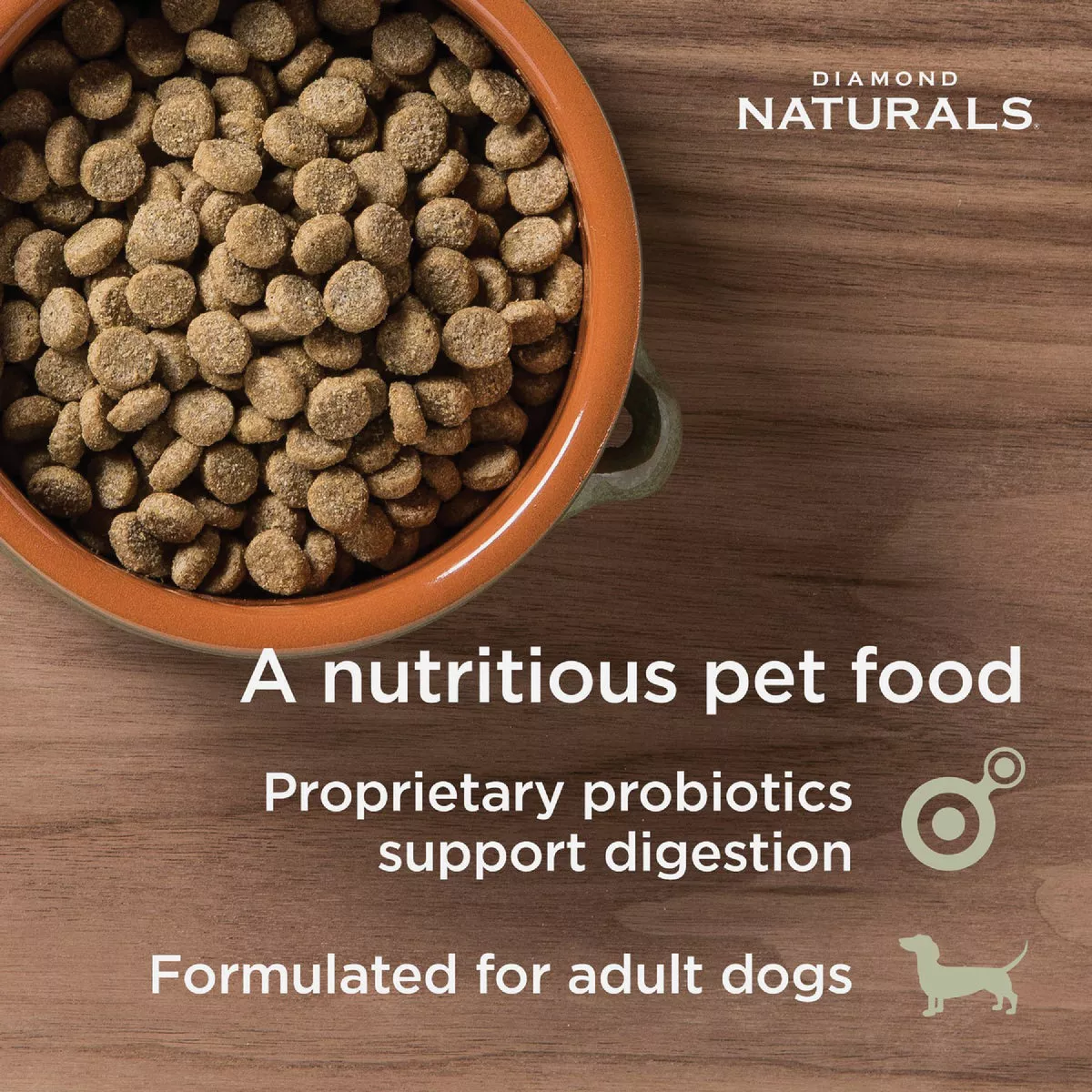 Diamond Naturals 15 Lb. Adult Lamb Meal & Rice Formula Dry Dog Food - photo 2