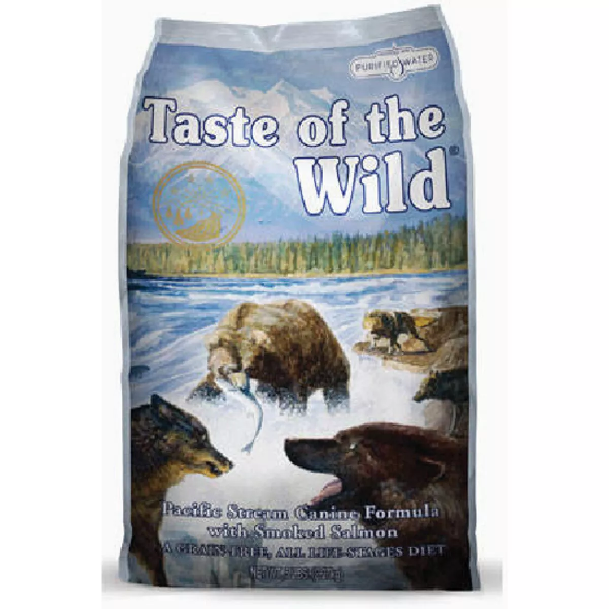 Taste of the Wild 14 Lb. Pacific Stream Grain-Free Canine Recipe Dry Dog Food with Smoke-Flavored Salmon