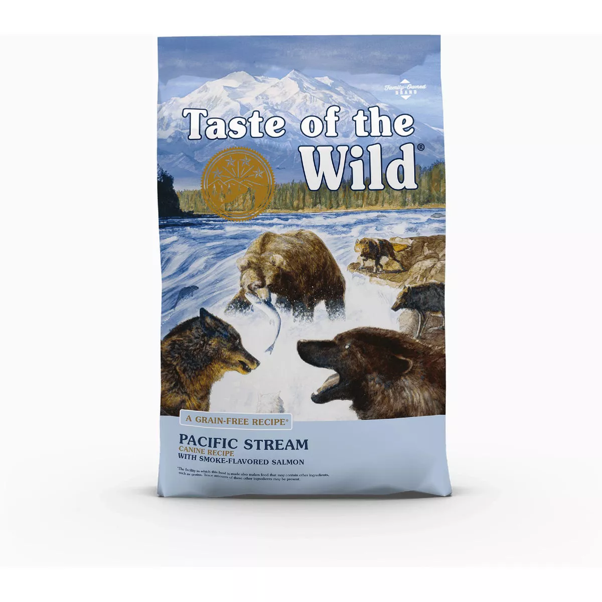 Taste of the Wild 28 Lb. Pacific Stream Grain-Free Canine Recipe Dry Dog Food with Smoke-Flavored Salmon