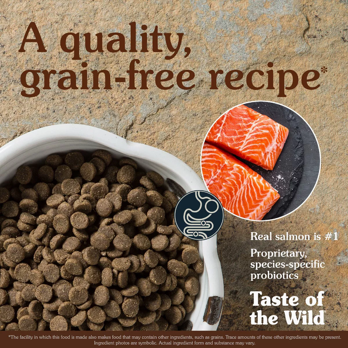 Taste of the Wild 28 Lb. Pacific Stream Grain-Free Canine Recipe Dry Dog Food with Smoke-Flavored Salmon - photo 4