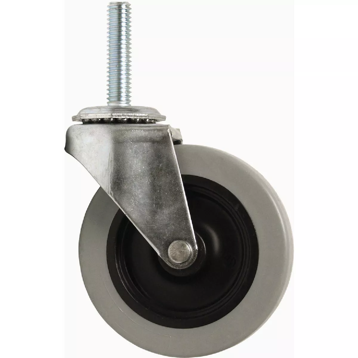Titan 3 In. Non-Marking TPR Rubber Stem Caster