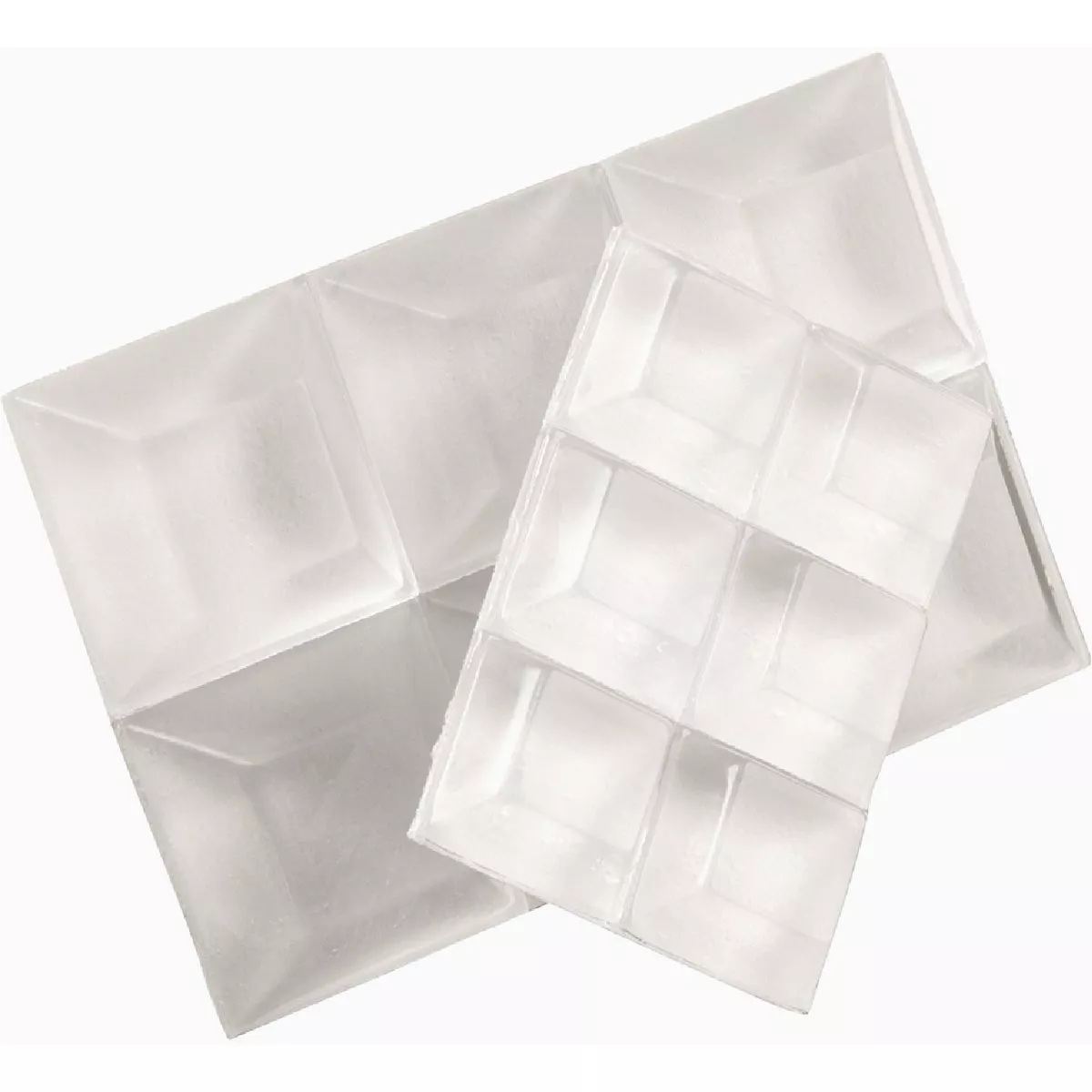 Softtouch 1/2 In. & 3/4 In. Clear Self-Stick Cabinet & Decor Bumper Pads (12-Piece)