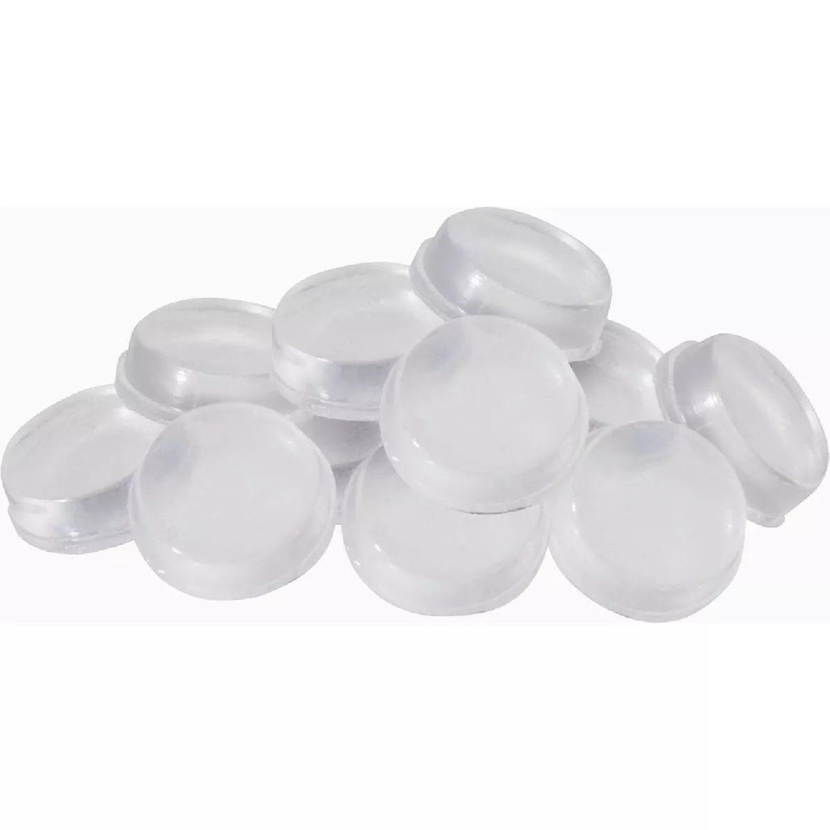 Softtouch 1/2 In. Clear Round Self-Stick Noise-Dampening Bumper Pads (12-Piece)