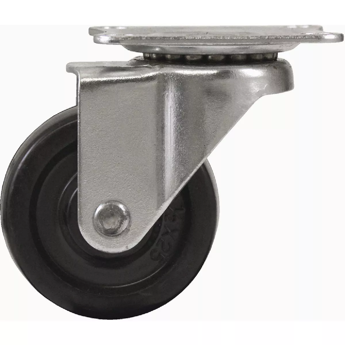 Titan 3 In. Rubber Swivel Plate Caster