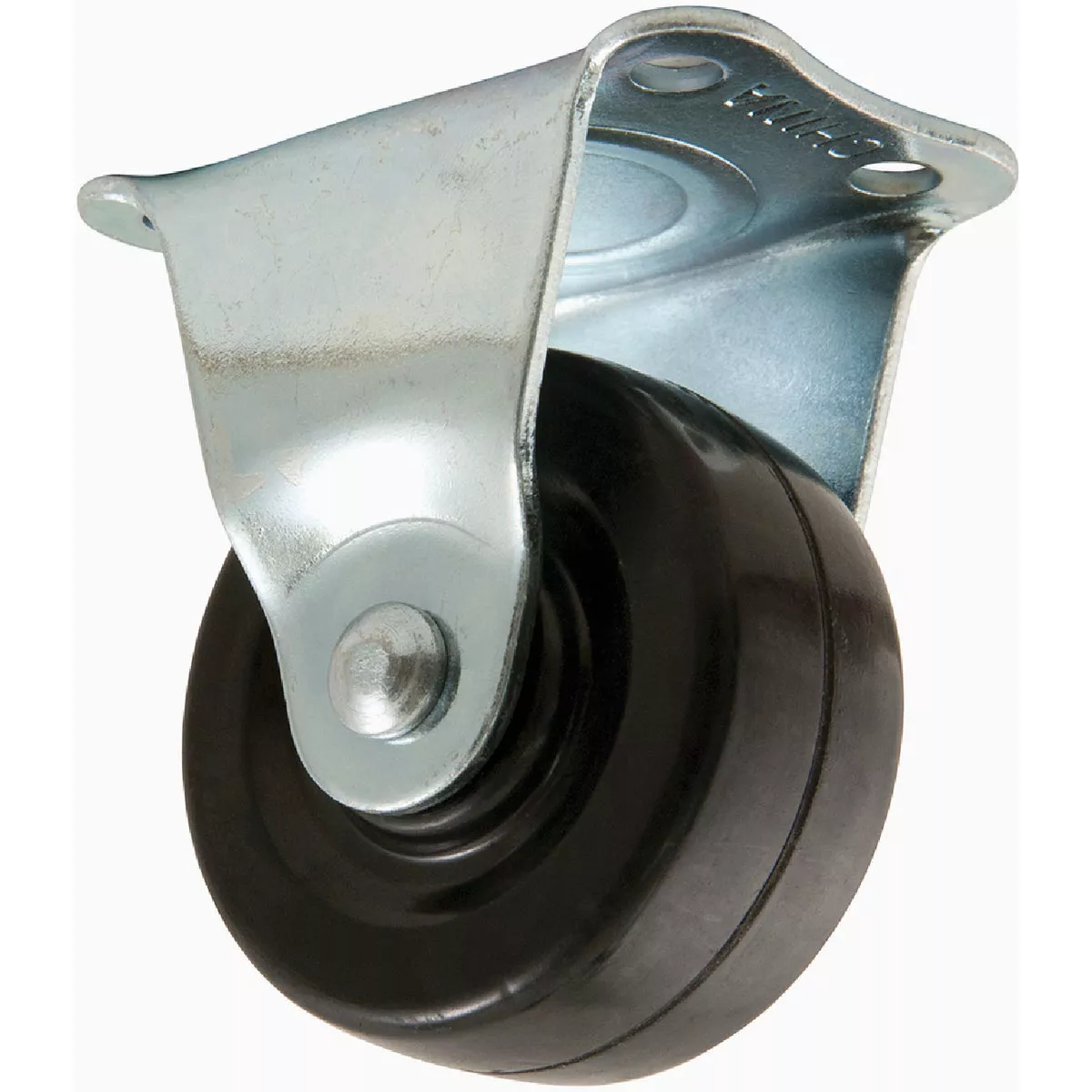 Titan 2 In. Rubber Rigid Plate Caster | True Value Hardware