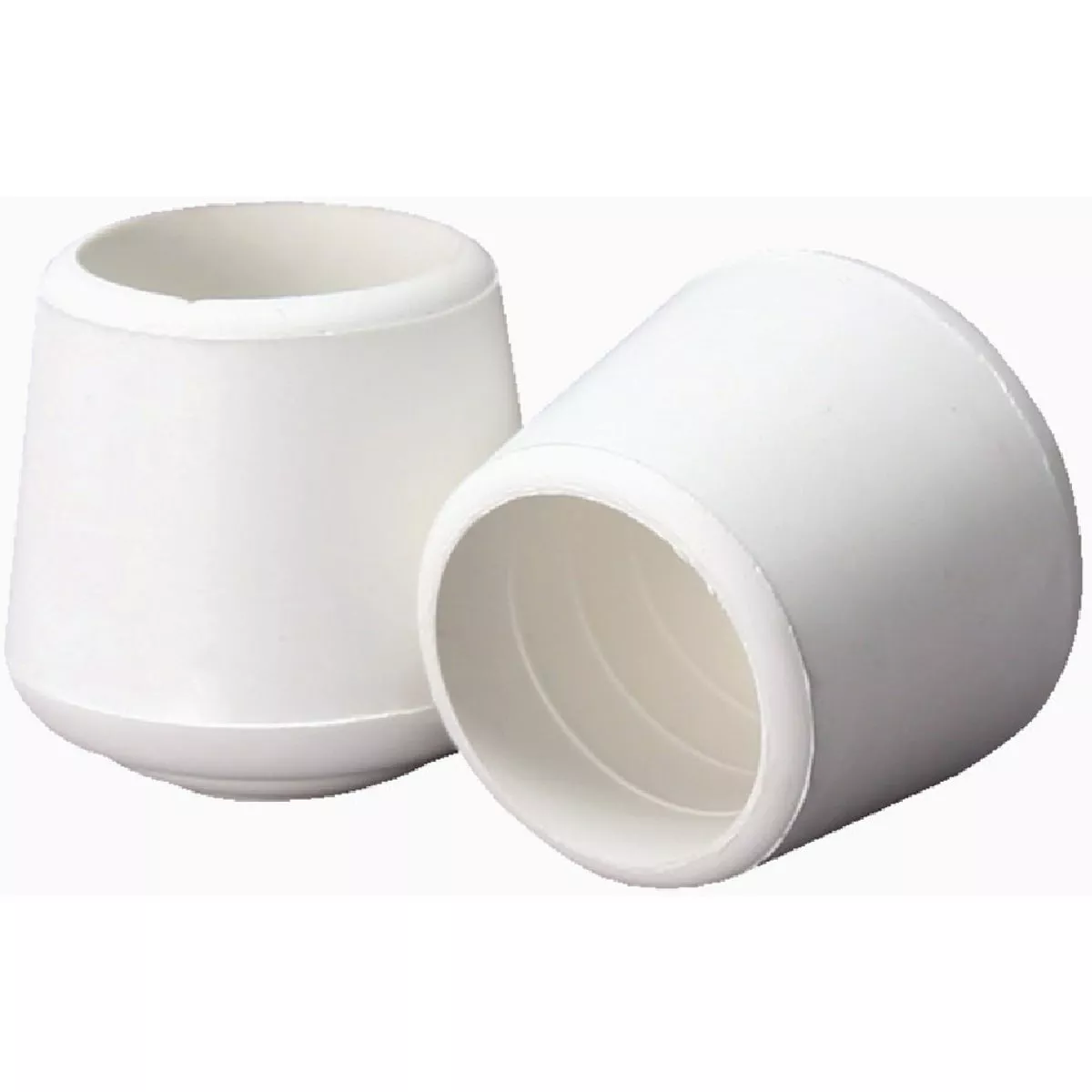 Softtouch 1 In. White Rubber Chair Leg Tip (4-Pack)