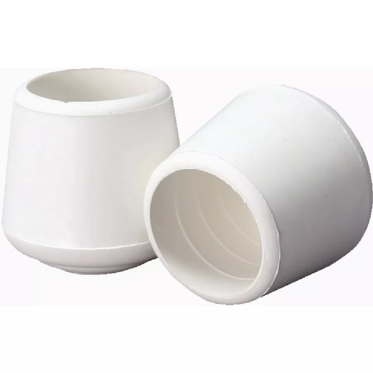 Softtouch 1-1/8 In. White Rubber Chair Leg Tip (4-Pack)