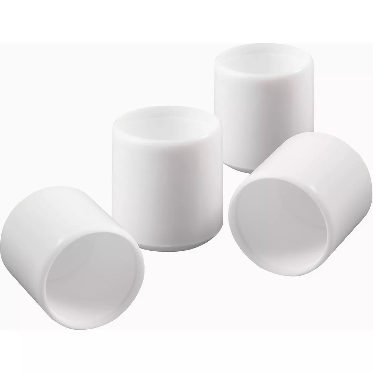 Softtouch 5/8 In. White Vinyl Chair Tips (4-Pack)