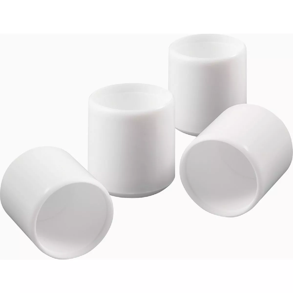 Softtouch 1-1/8 In. White Vinyl Chair Tips (4-Pack)