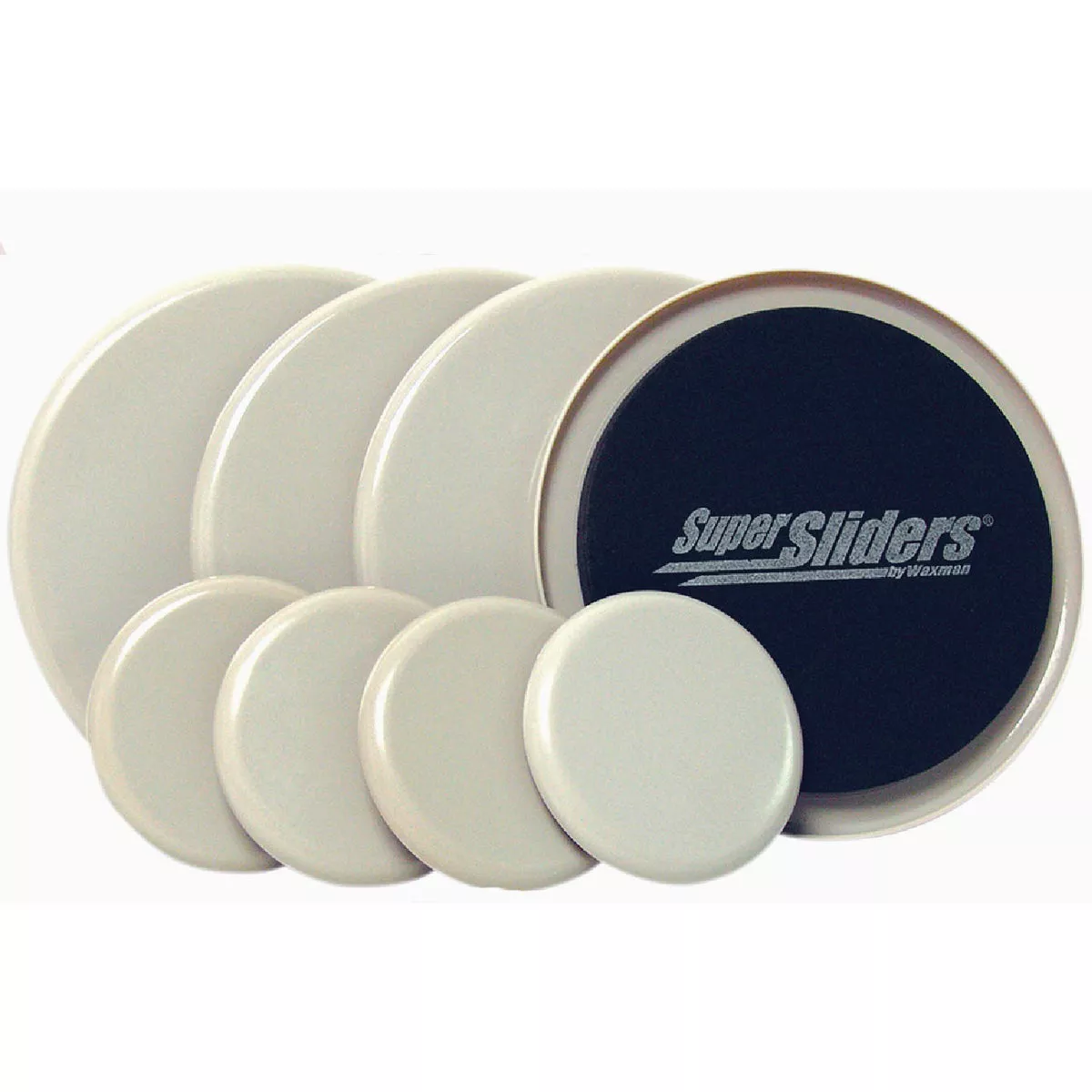 Super Sliders Assorted Round Reusable Hard Furniture Moving Sliders Kit (8-Piece)
