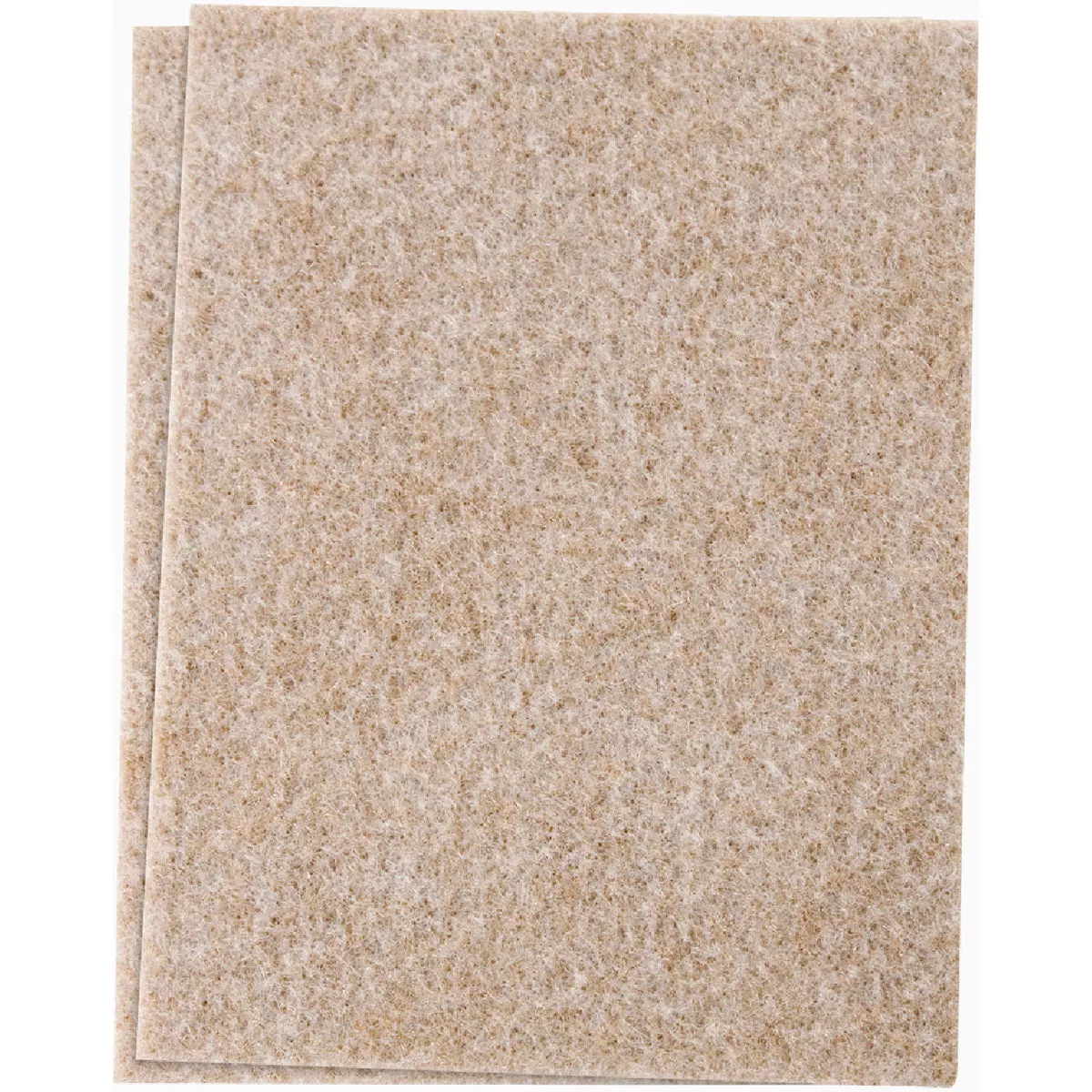 Softtouch 4-1/2 In. x 6 In. Beige Self-Stick Felt Sheet (2-Piece)