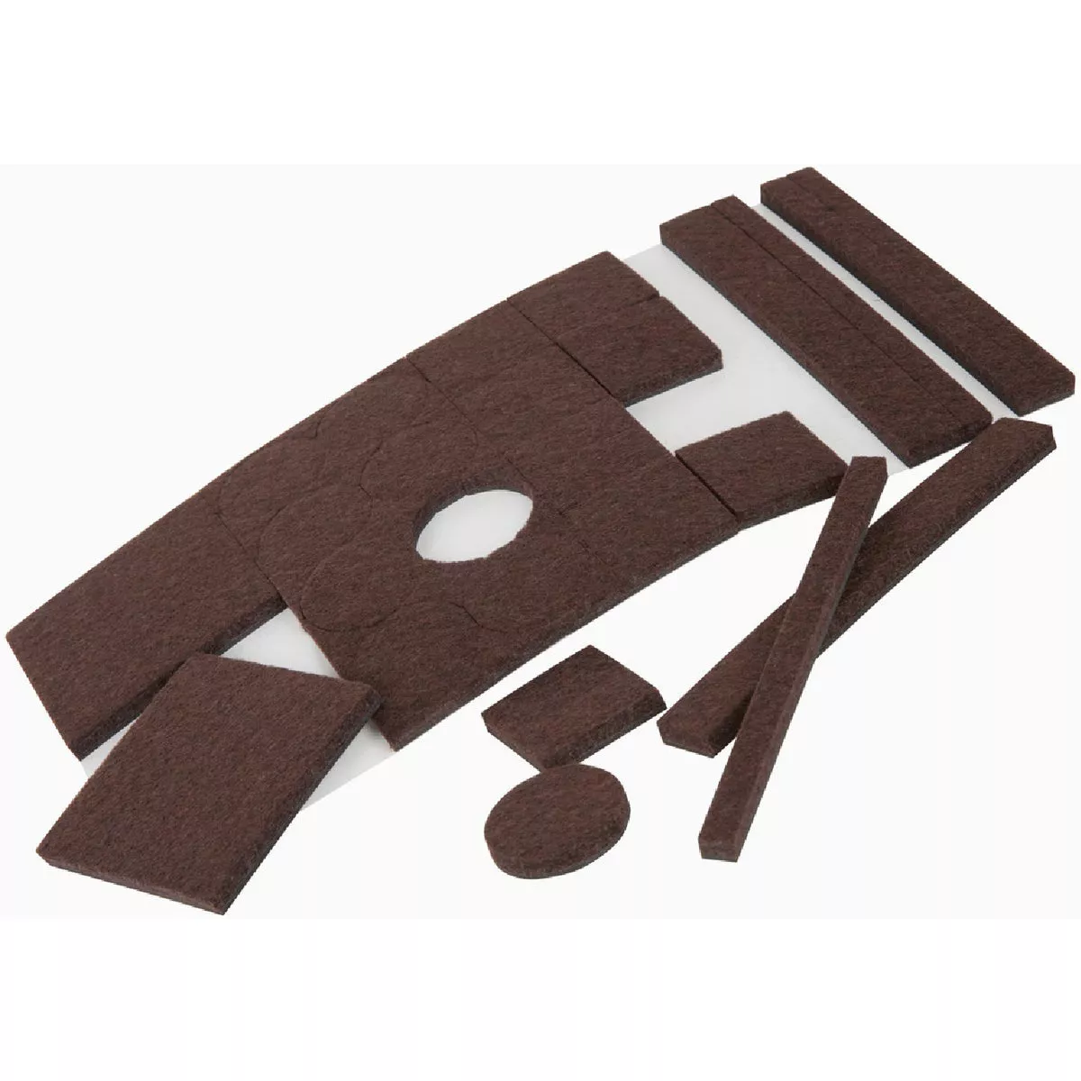 Softtouch 4 In. x 8 In. Brown Assorted Shapes Pre-Cut Felt Blanket