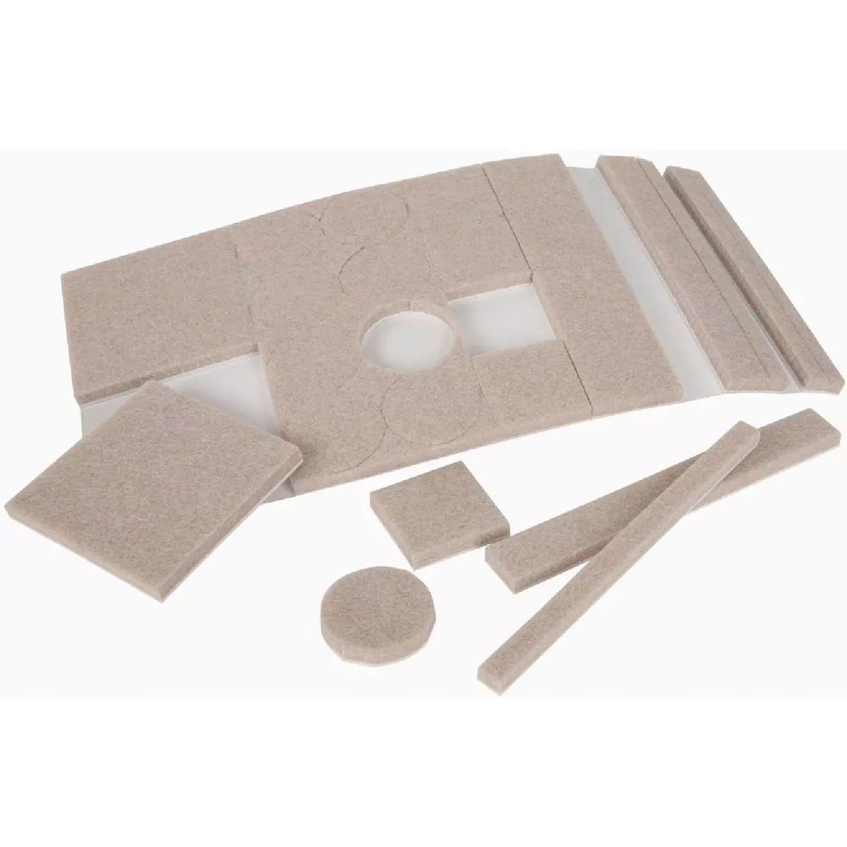 Softtouch 4 In. x 8 In. Beige Assorted Shapes Pre-Cut Felt Blanket