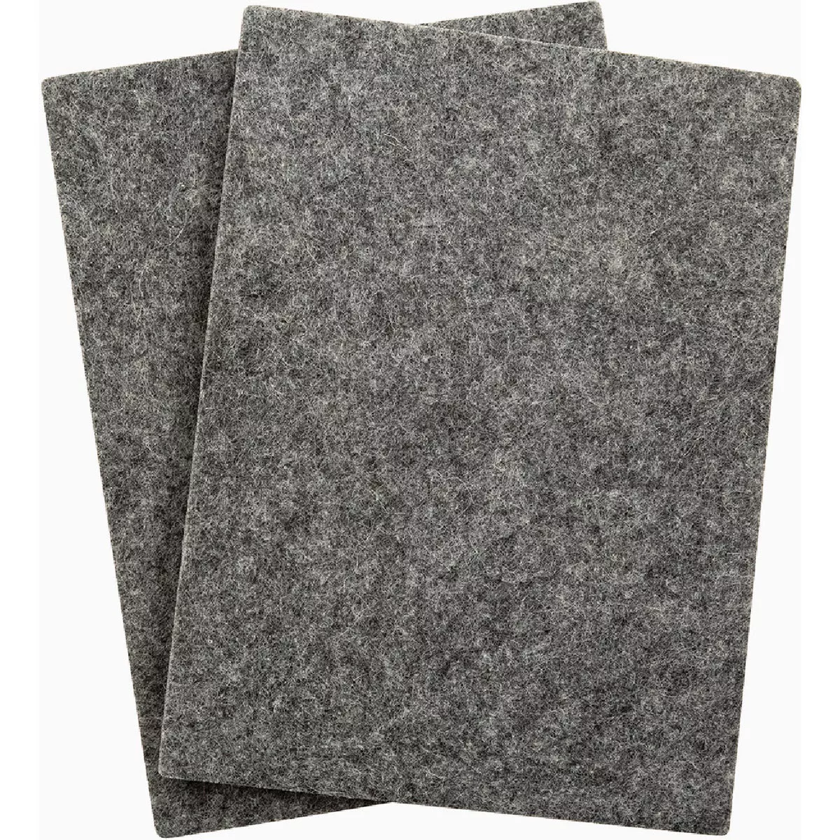 Softtouch 4-1/2 In. x 6 In. Gray Self-Stick Felt Sheet (2-Piece)