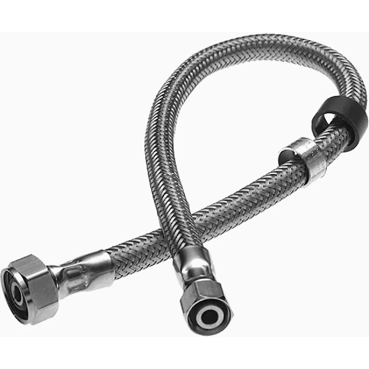 Plumb Craft 3/8 In. Compression x 1/2 In. FIP x 20 In. Stainless Steel Faucet Supply Line