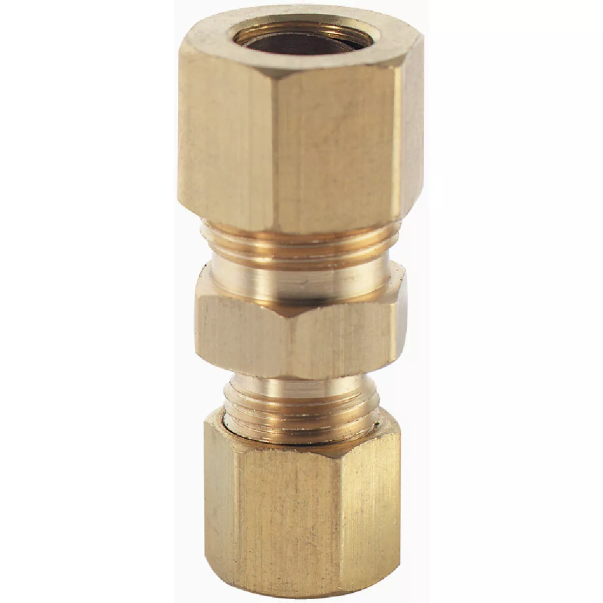 Plumb Craft 1/4 In. x 3/8 In. Brass Compression Union