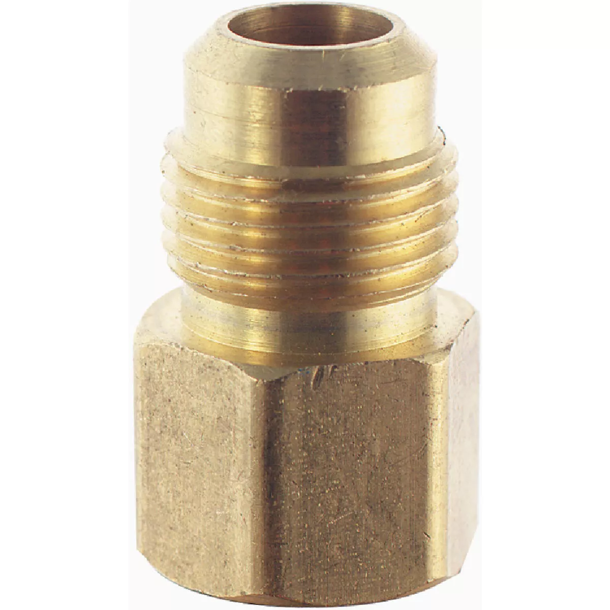 Plumb Craft 1/2 In. x 3/8 In. Brass Female Flare Adapter