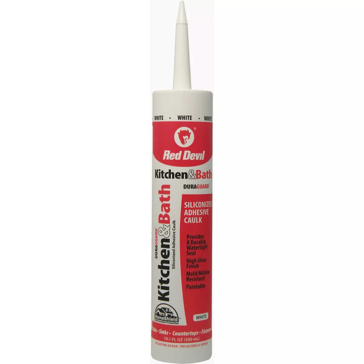 Red Devil 10.1 Oz. White Kitchen & Bath Siliconized Acrylic Sealant