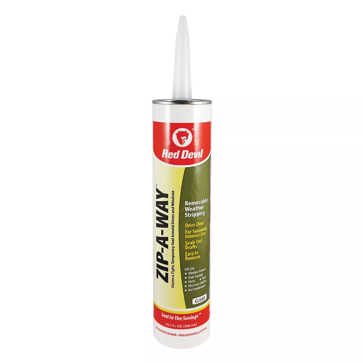 Red Devil 10.1 Oz. ZIP-A-WAY Removable Sealant