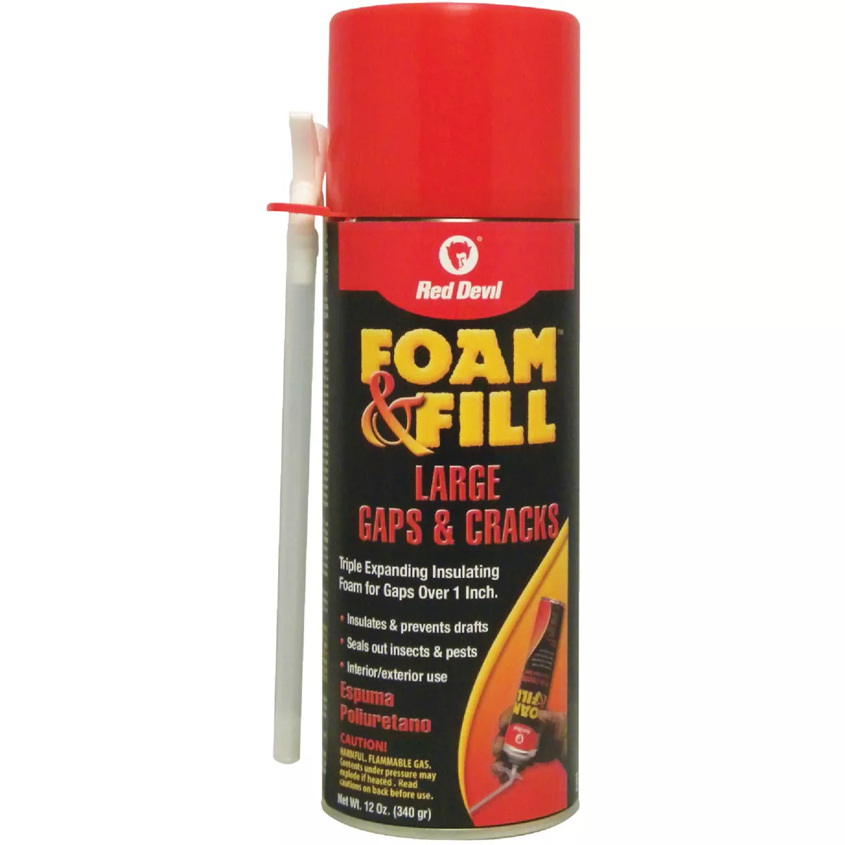 Red Devil Foam & Fill 12 Oz. Large Gaps & Cracks Foam Sealant