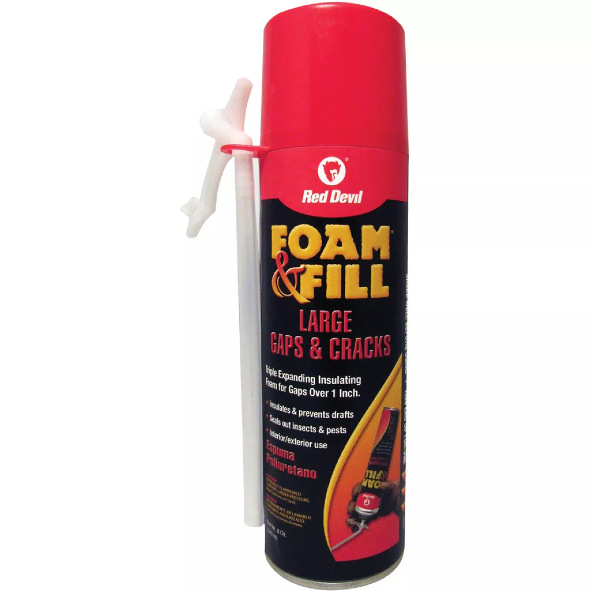 Red Devil Foam & Fill 8 Oz. Large Gaps & Cracks Foam Sealant