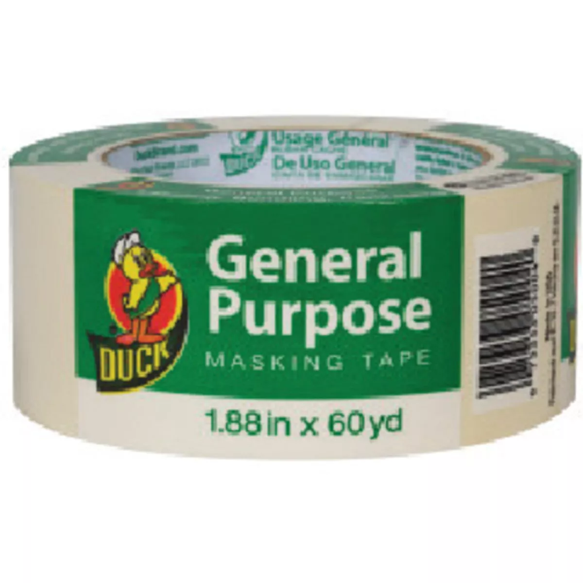 Duck Brand General Purpose 1.88" 60 Yd. Beige Masking Tape