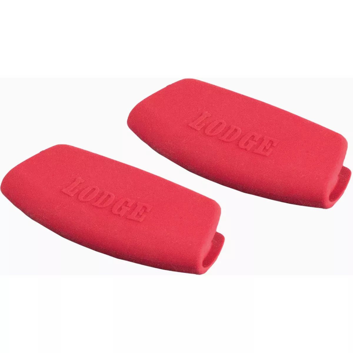 Lodge 3-1/4 In. L x 1-1/4 In. W Red Silicone Bakeware Handle Holder (2-Pack)