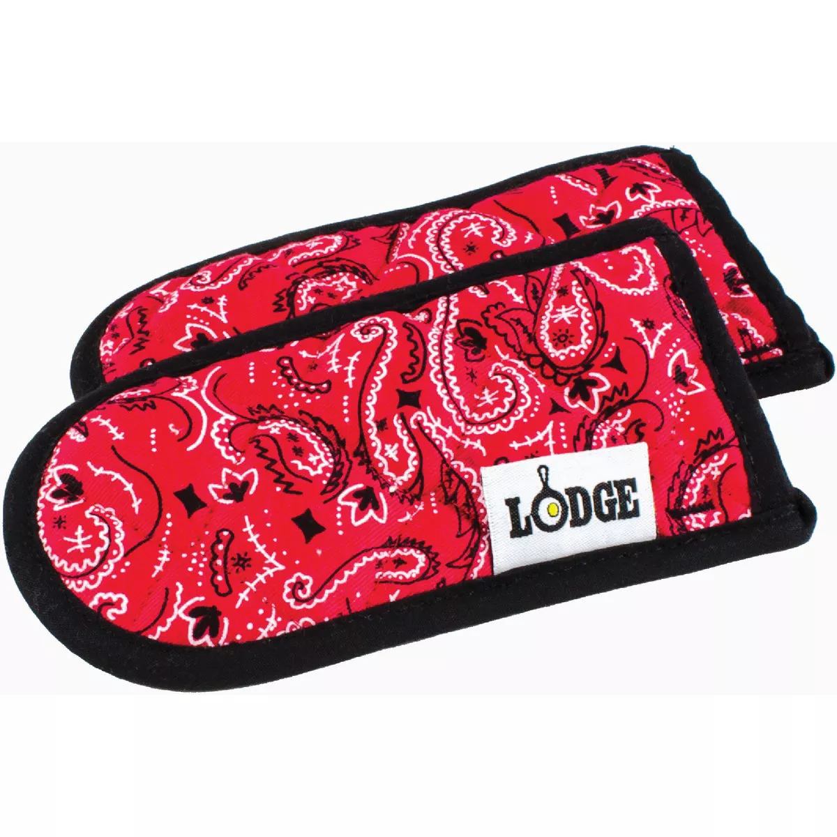 Lodge 6-1/4 In. L x 3 In. W Red Bandana Fabric Handle Holder (2-Pack)