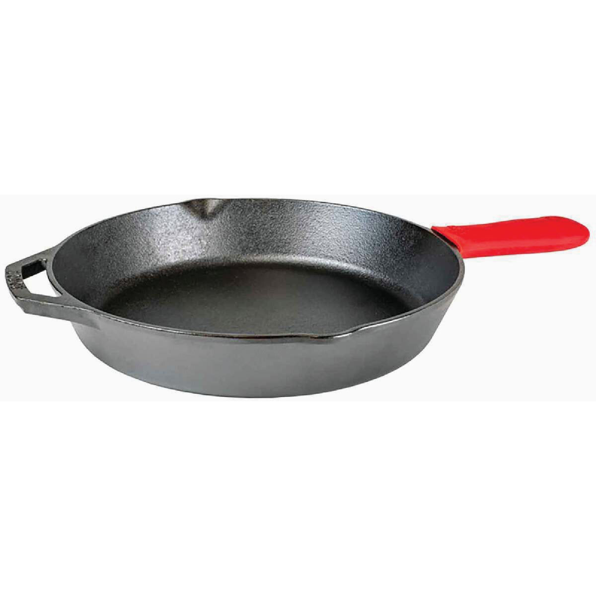 rincentd 12 Inch Cast Iron Skillet, with 2 pack Silicone Handle