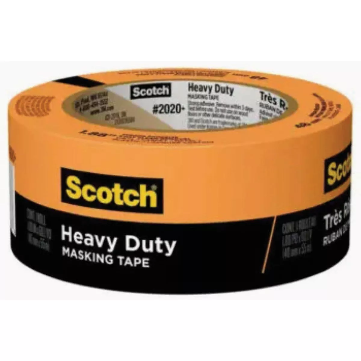 3M 1.88 In. x 60 Yd. Orange Heavy-Duty Masking Tape