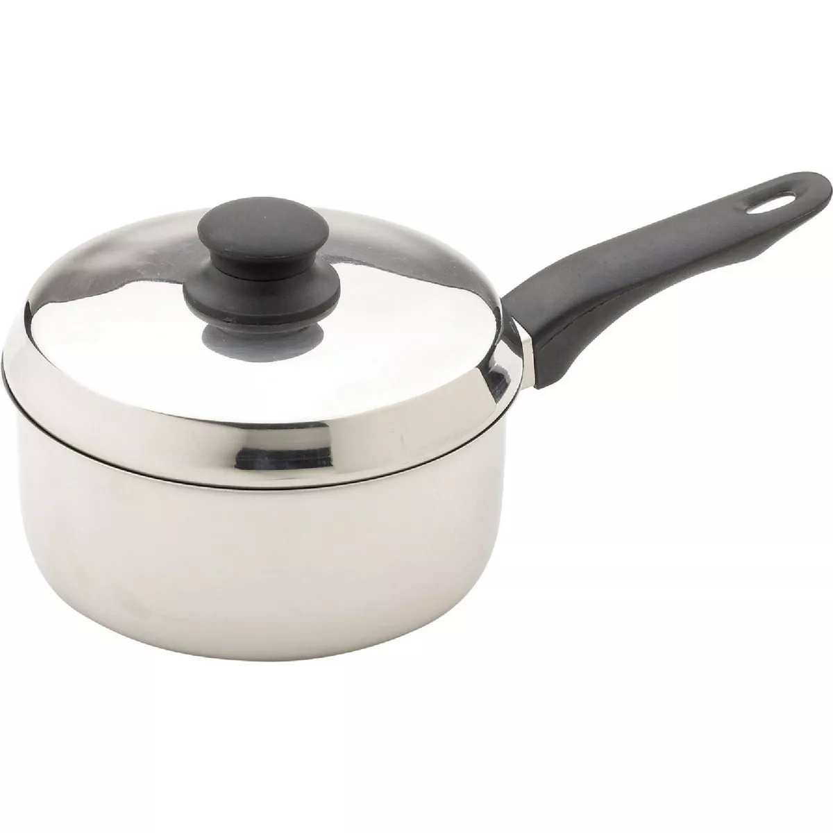Goodcook Stainless Steel Saucepan with Cover, 1.5 Quart-