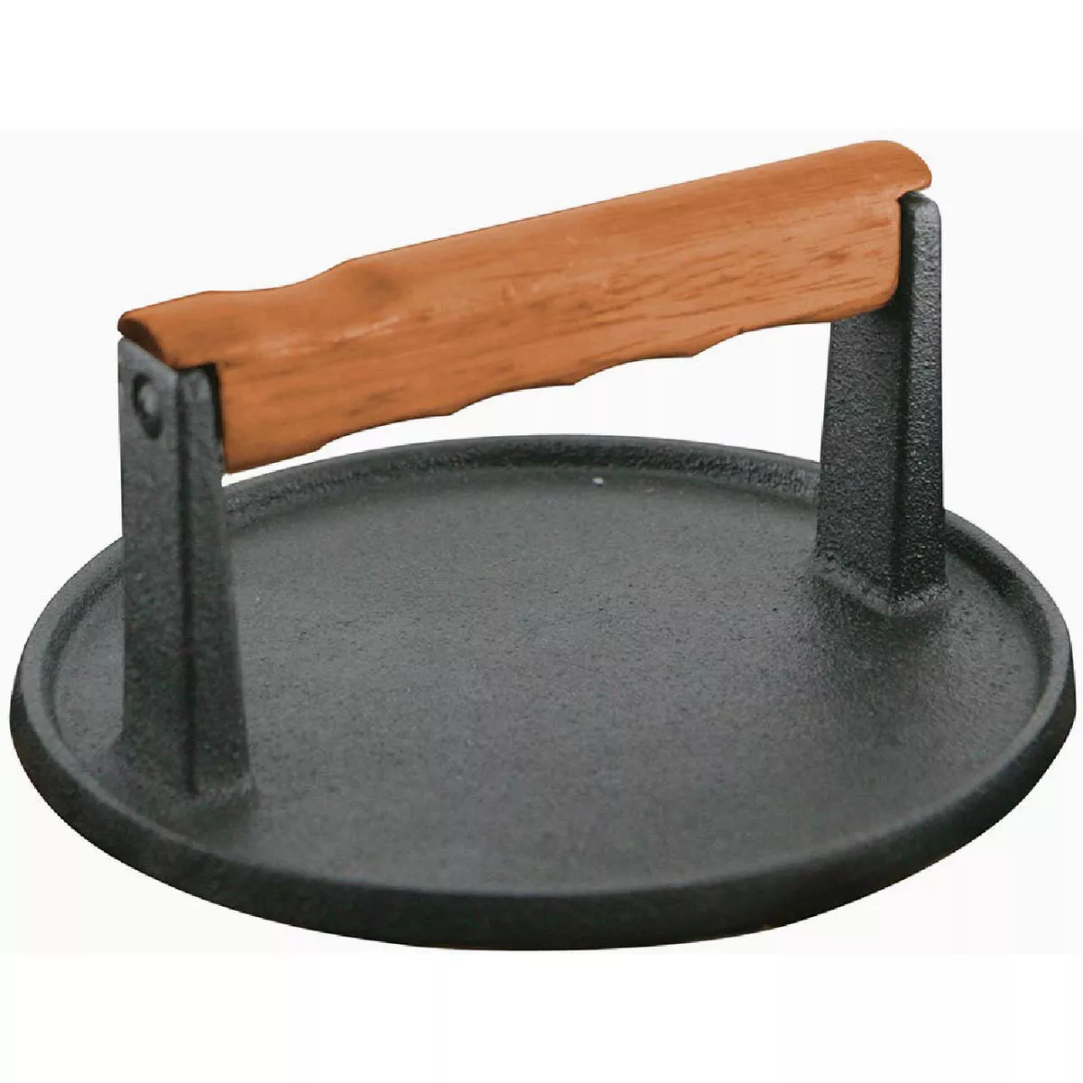 Mr. Bar-B-Q Round Cast Iron Meat Press-