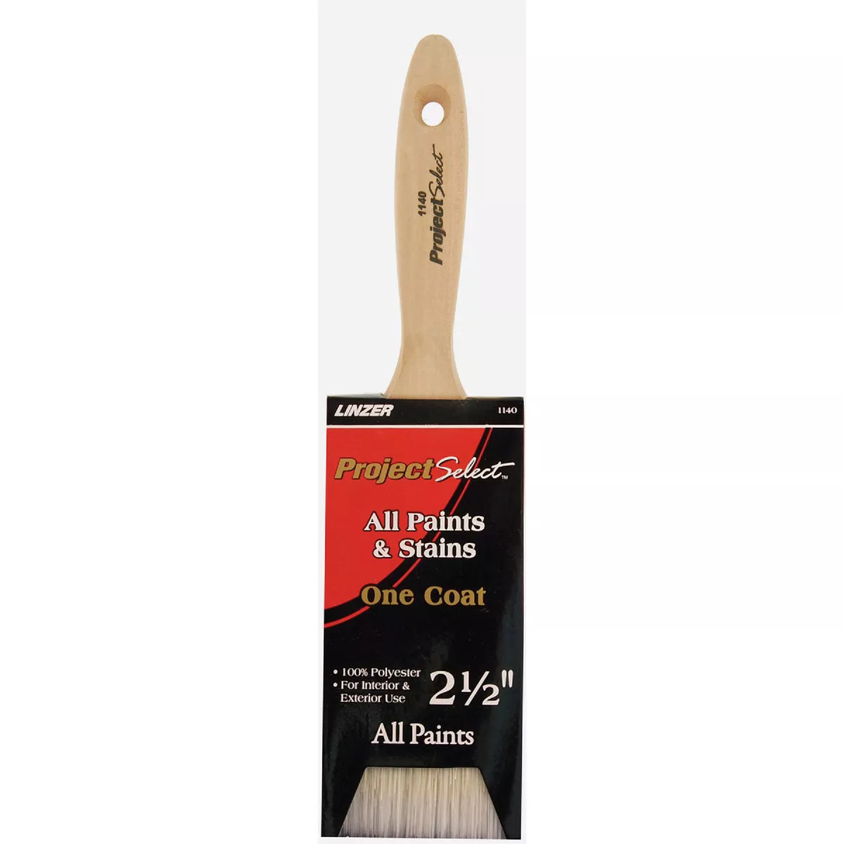 Linzer Project Select 2.5 In. One Coat Poly Varnish and Wall Brush ...