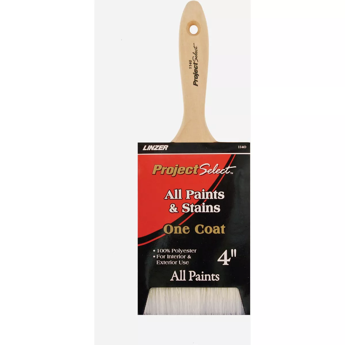 Linzer Project Select 4 In. One Coat Poly Varnish and Wall Brush