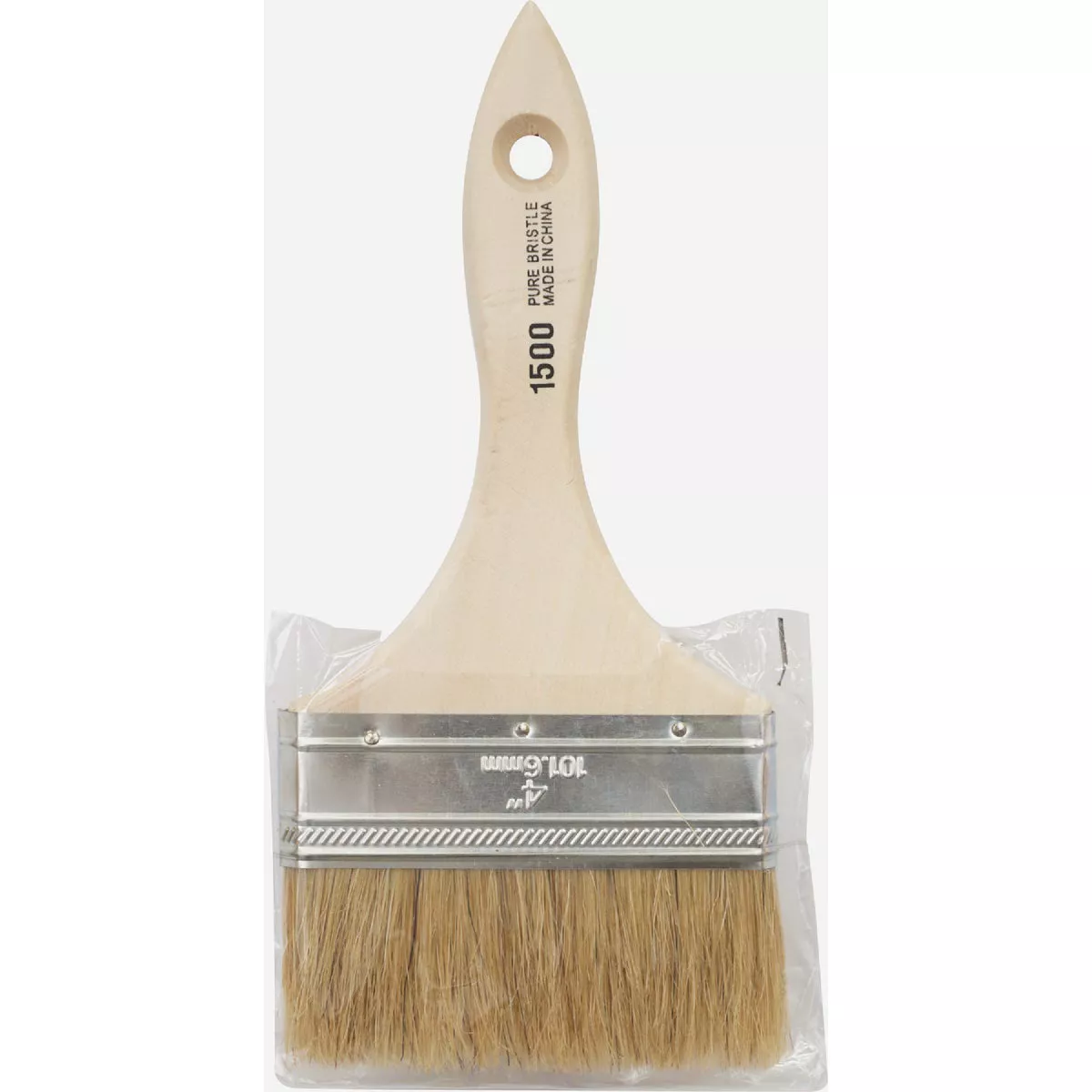 Linzer Economy 4 In. White China Double Thick Chip Brush