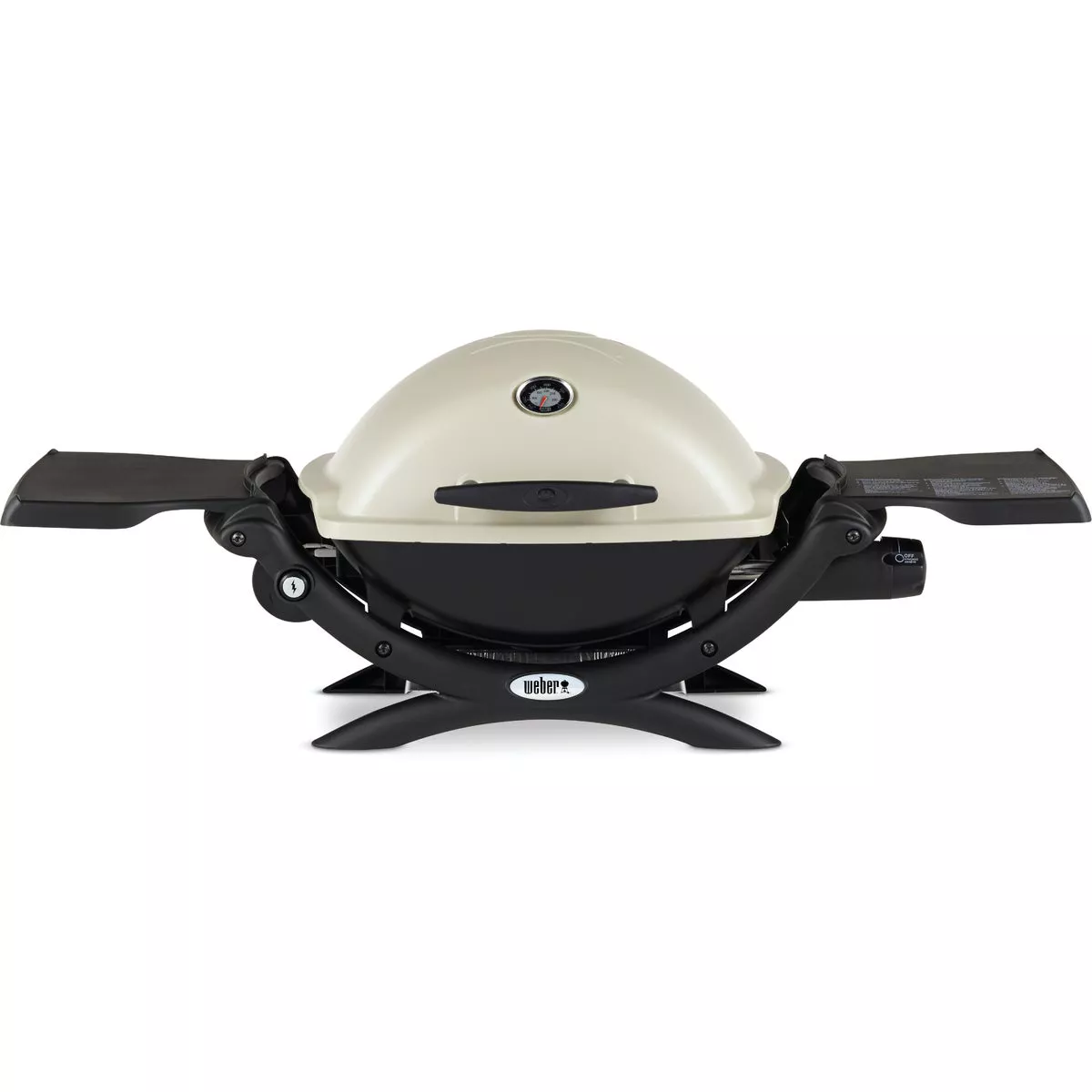Weber Q 1200 1-Burner Titanium 8500 BTU LP Gas Grill