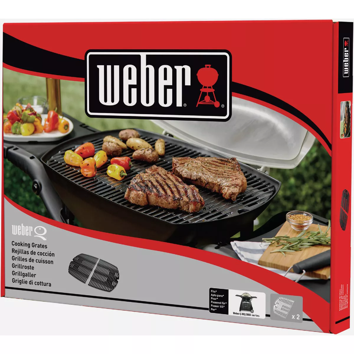 Weber Q300/3000 Series Porcelain-Enameled Cast Iron Cook Grate