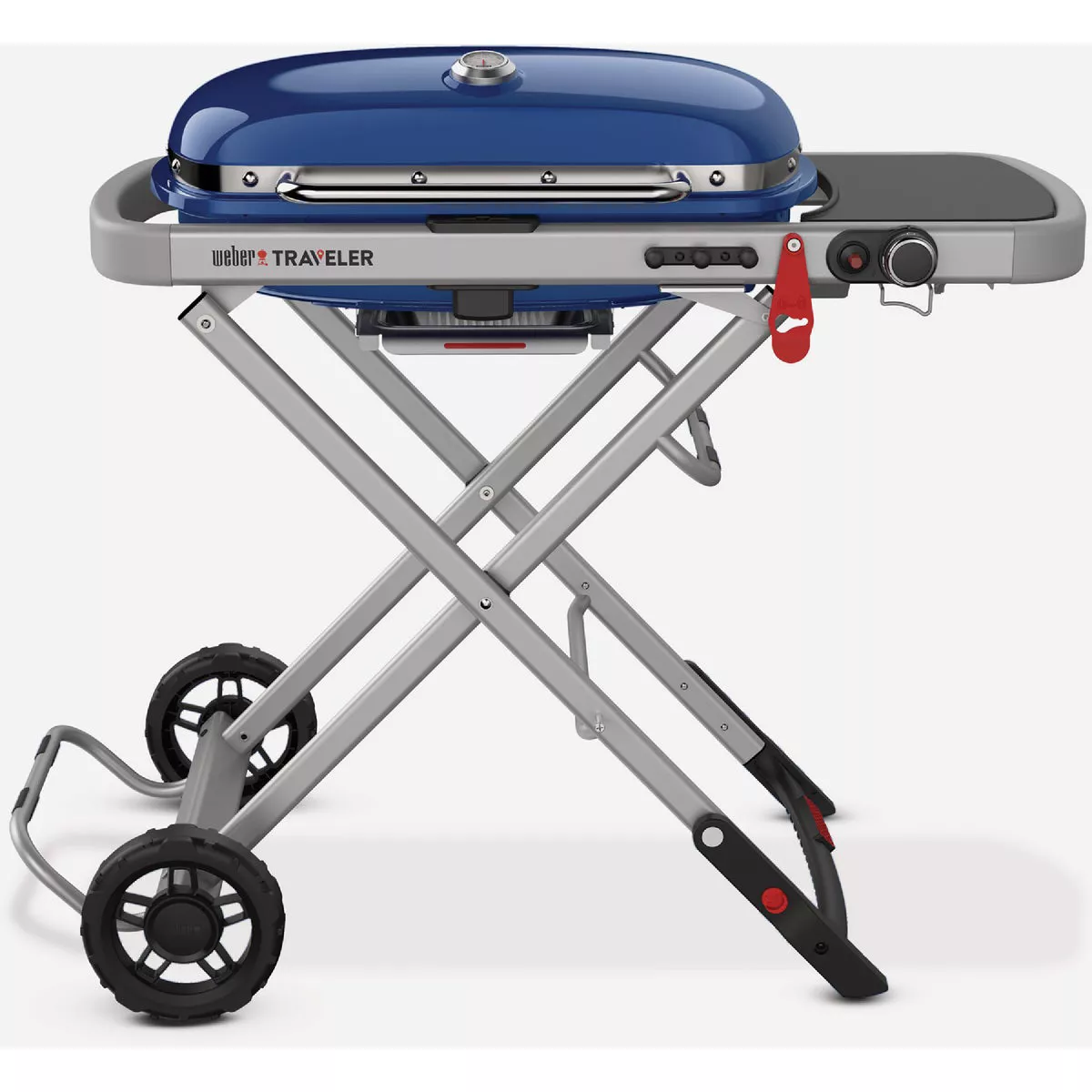 Weber Traveler Deep Ocean Blue 320 Sq. In. LP Gas Portable Grill
