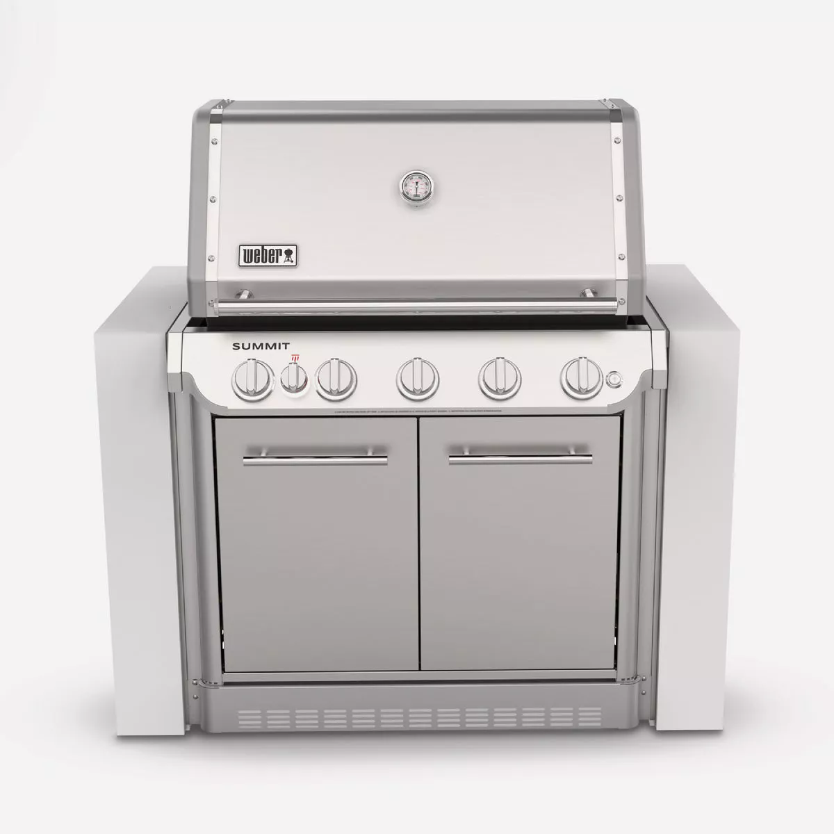 Weber Summit SB38S Built-In LP Gas Grill, Stainless Steel