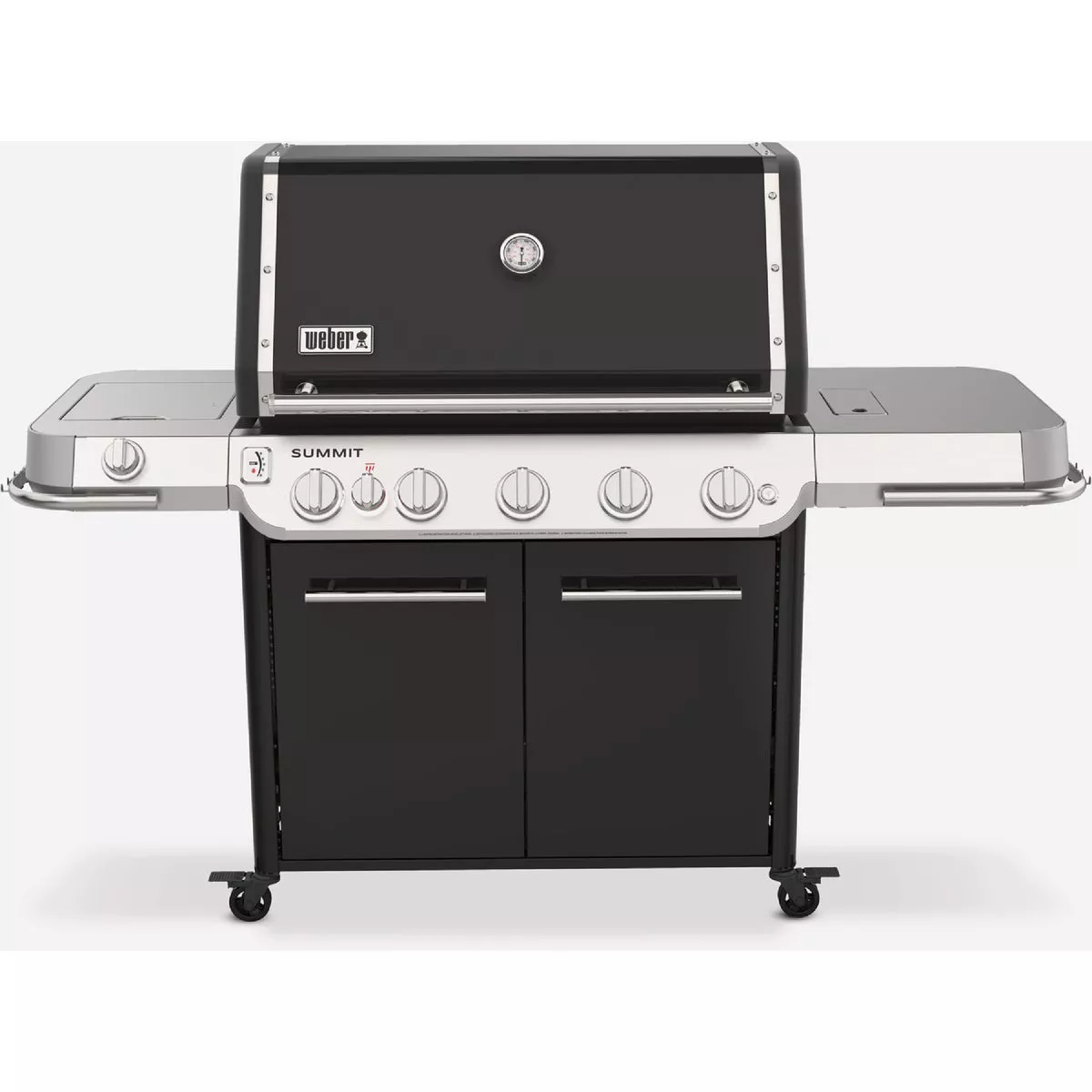 Weber Summit FS38E 5-Burner LP Gas Grill, Black