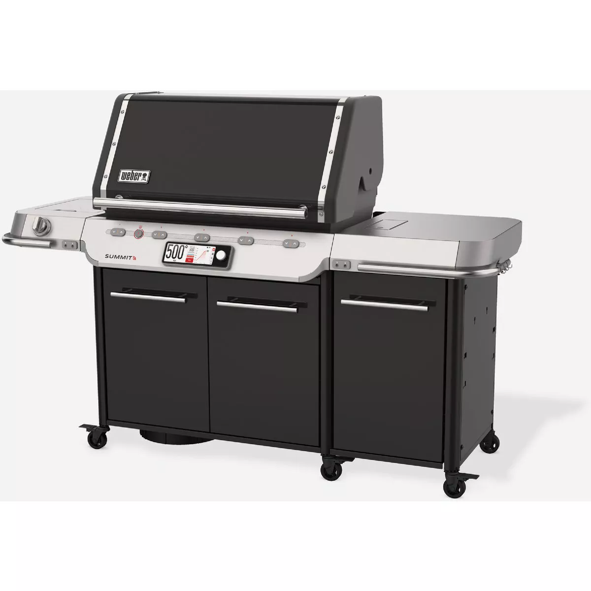 Weber Summit FS38X E 5-Burner LP Gas Grill, Black