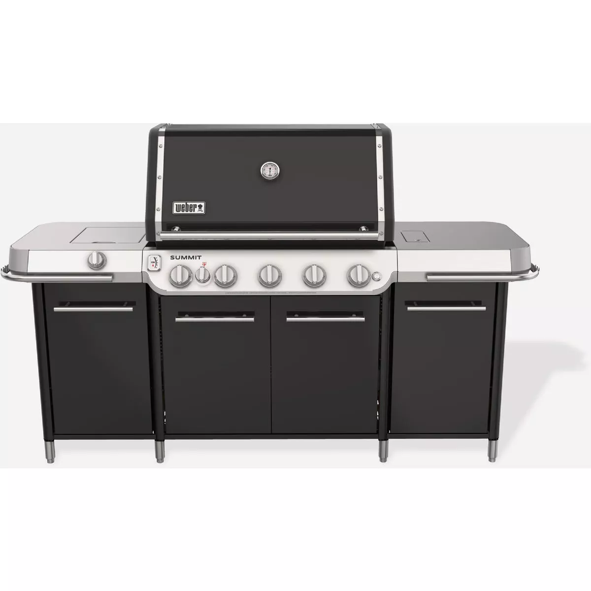 Weber Summit GC38E 5-Burner LP Gas Grill Center, Black