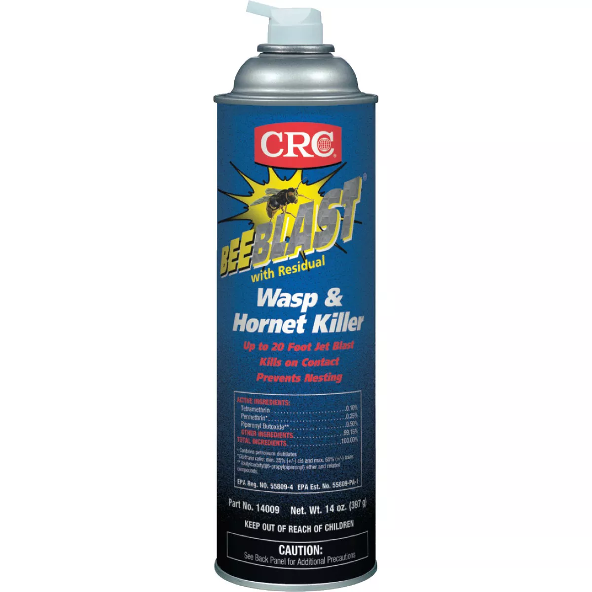 CRC 14 Oz. Bee Blast with Residual Wasp & Hornet Killer-