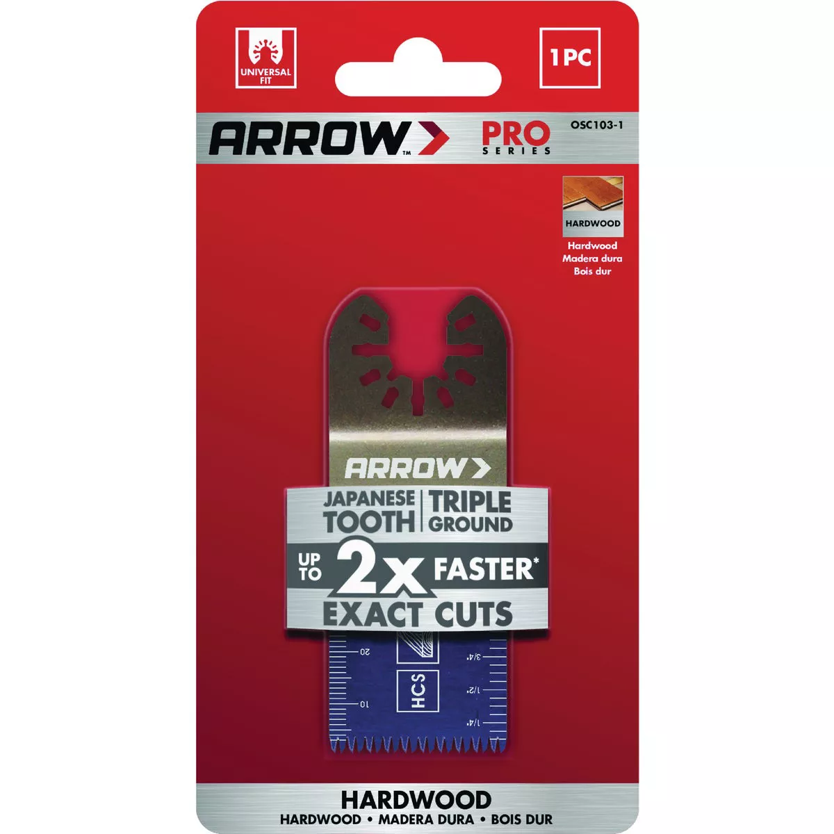 Arrow 1-5/16 In. Japanese Tooth Hardwood Oscillating Blade