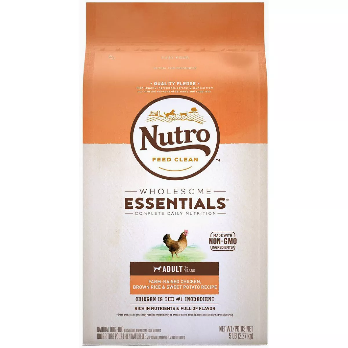 Nutro Wholesome Essentials 5 Lb. Chicken Brown Rice Sweet Potato Adult Dry Dog Food Do it Best