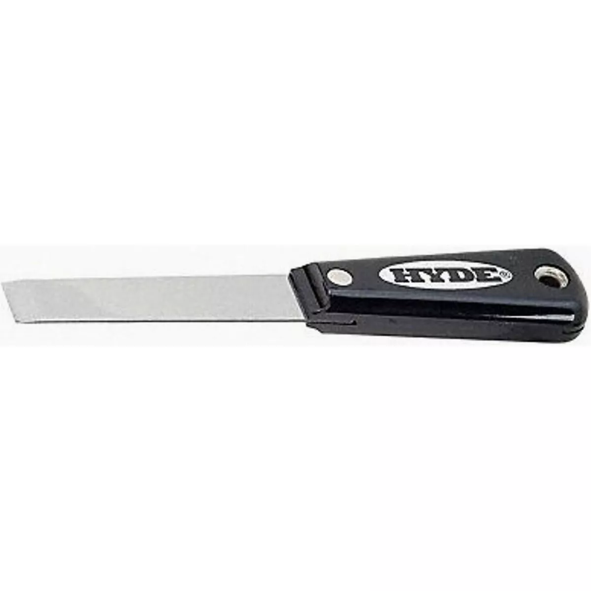 Hyde Tools 3/4" Stiff Black & Silver Chisel Putty Knife