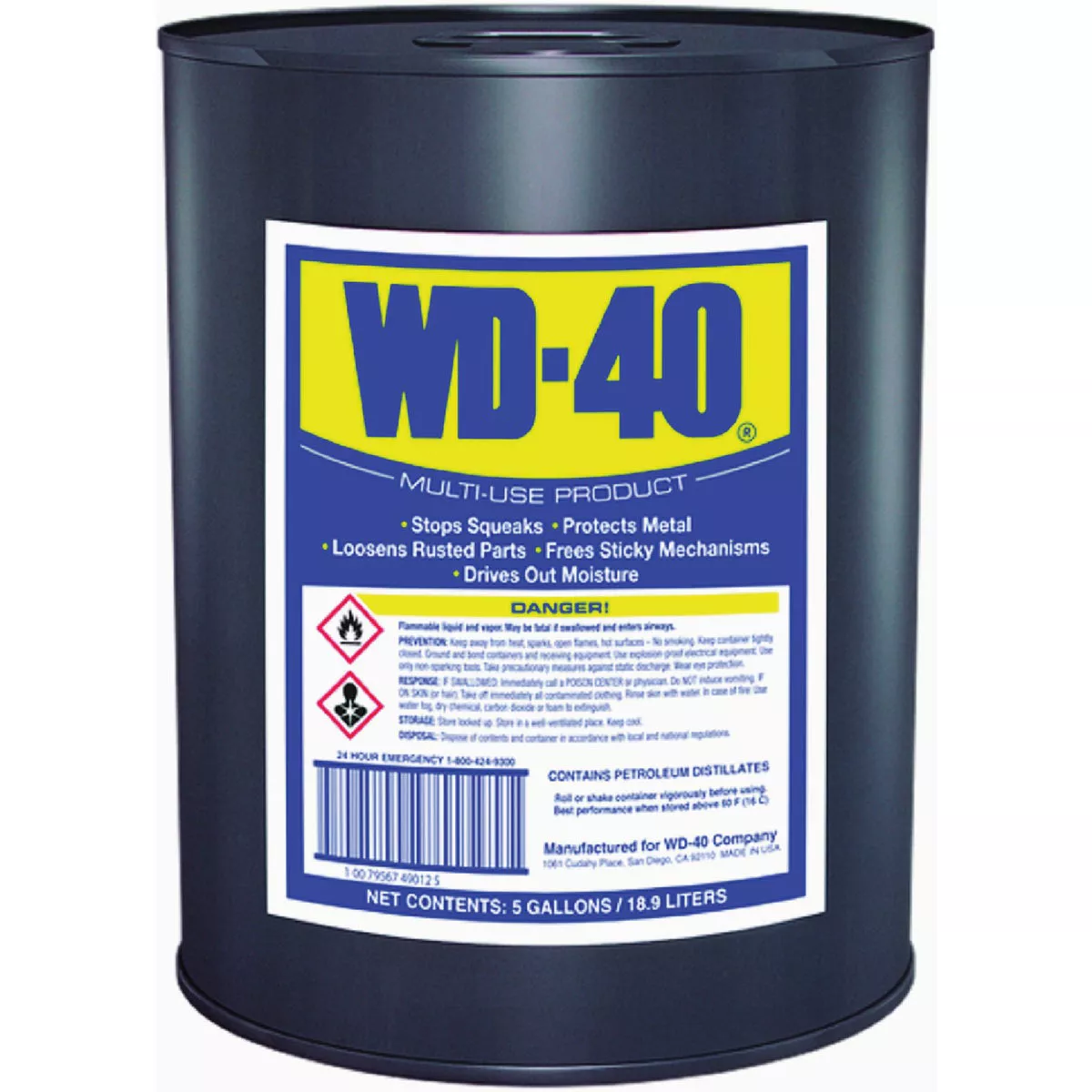 WD-40 5 Gal. Liquid Multi-Purpose Lubricant