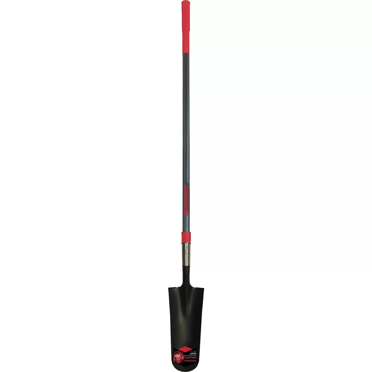 Ames Razor-Back 48 In. Fiberglass Handle Closed Back Drain Spade-