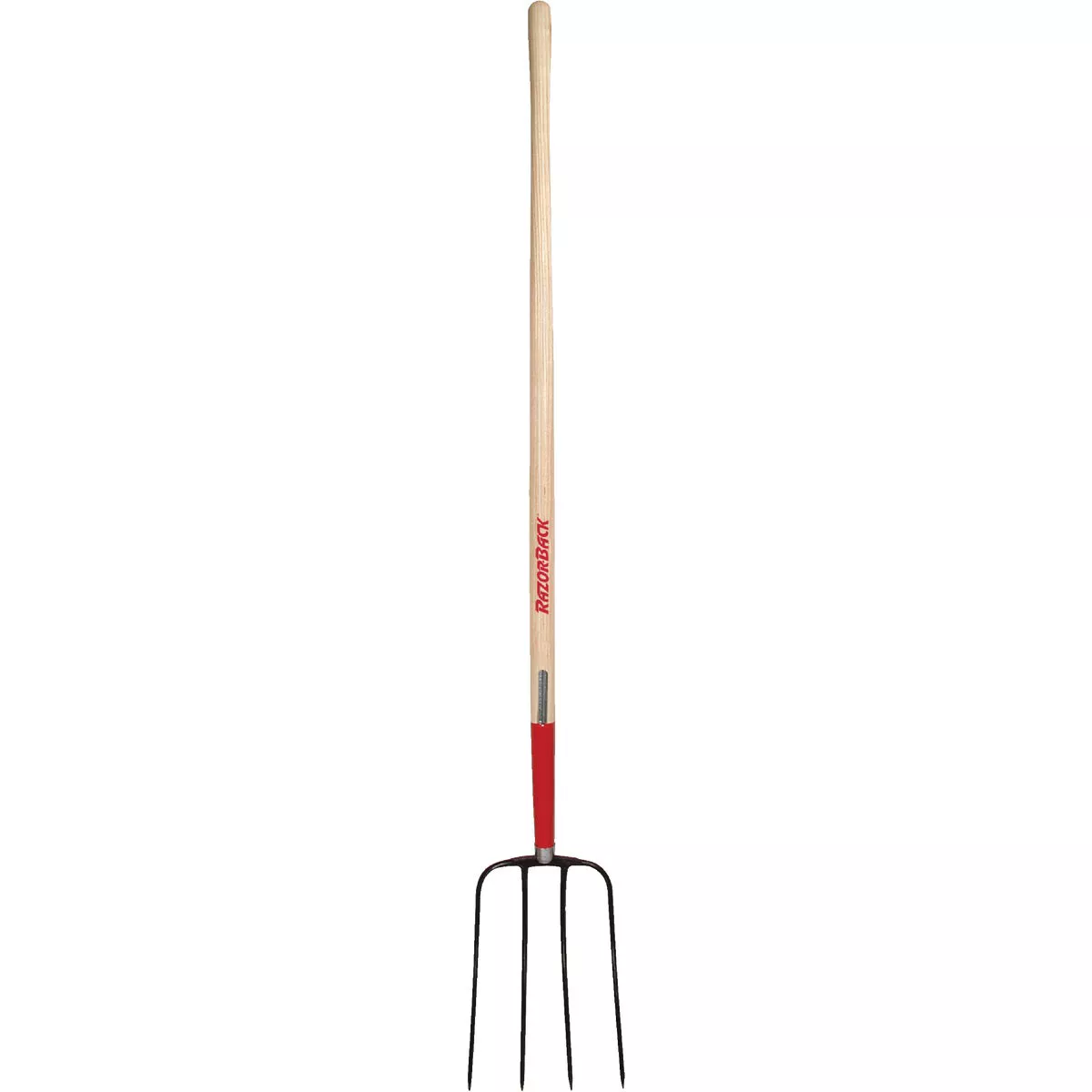 Ames Razor-Back 48 In. Wood Handle Forged Manure Pitch Fork (4-Tine)