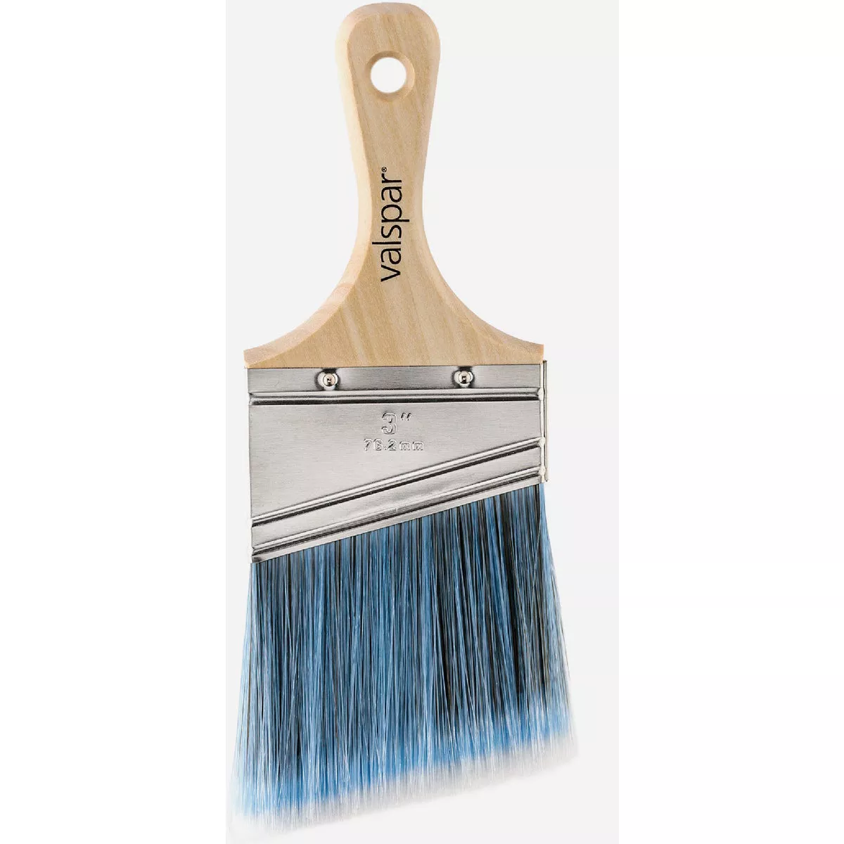 Valspar Short Angle Wall and Trim Brush, Polyester, Angular, Beavertail, 3 in. - photo 4